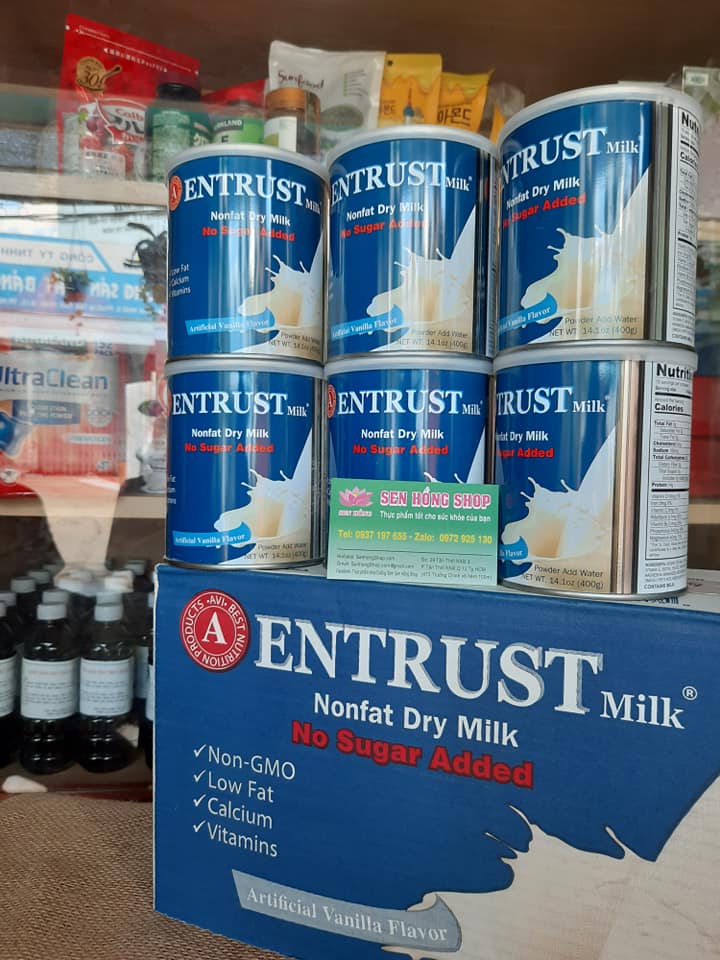 Sữa Entrust Mỹ Hộp 400g-398
